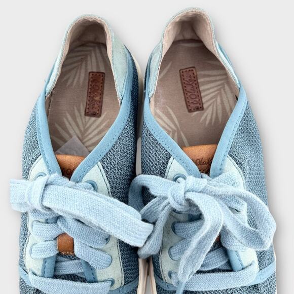 OLUKAI Sneakers, Pehuea Li, Blue, Size 8.5 lace up slip on convertible style - Picture 4 of 8